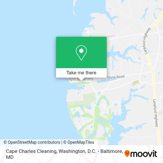 Cape Charles Cleaning map