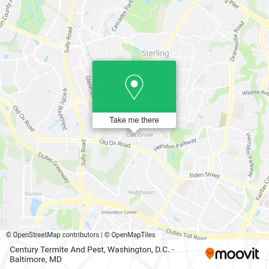 Century Termite And Pest map
