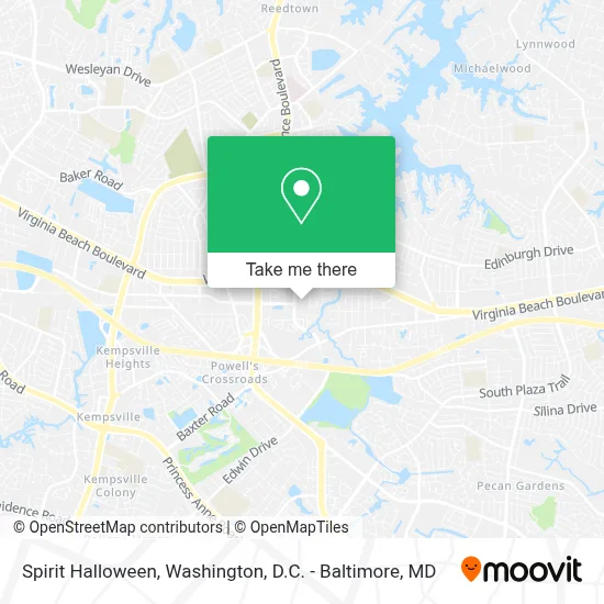 Spirit Halloween map