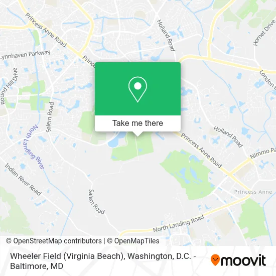 Wheeler Field (Virginia Beach) map