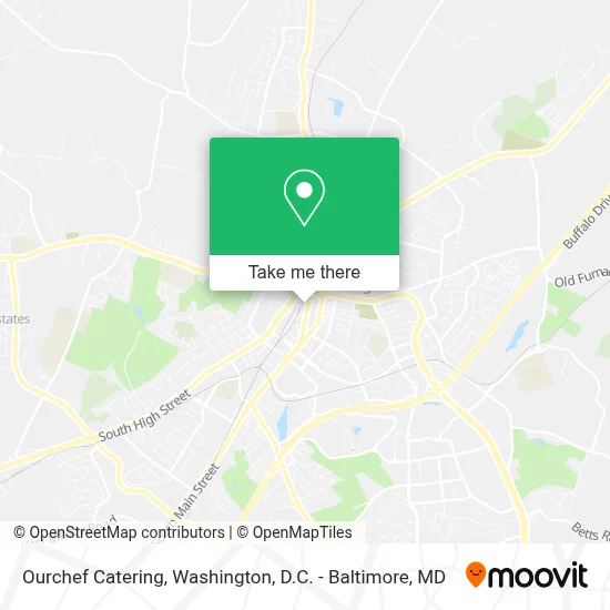 Ourchef Catering map
