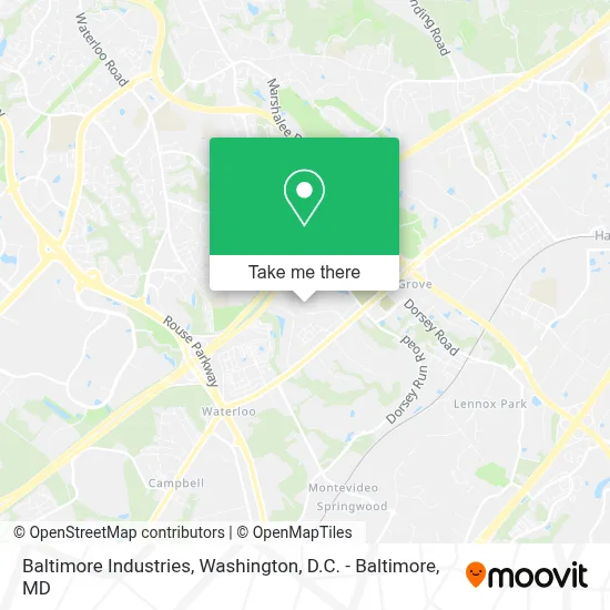 Baltimore Industries map