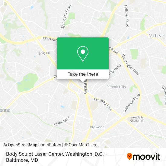 Body Sculpt Laser Center map