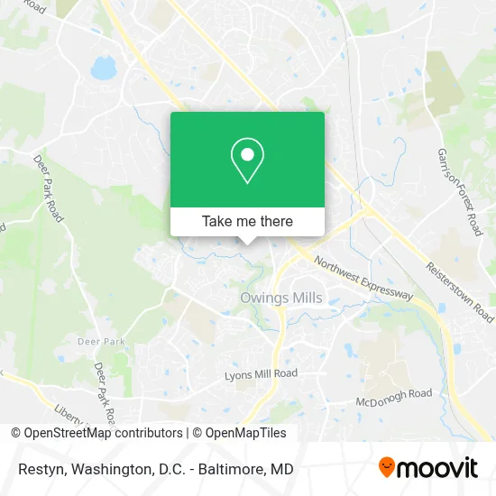 Restyn map