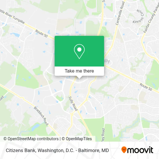 Citizens Bank map