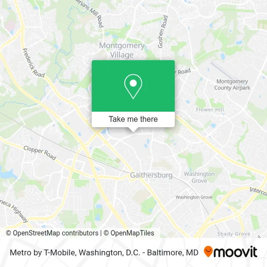 Metro by T-Mobile map