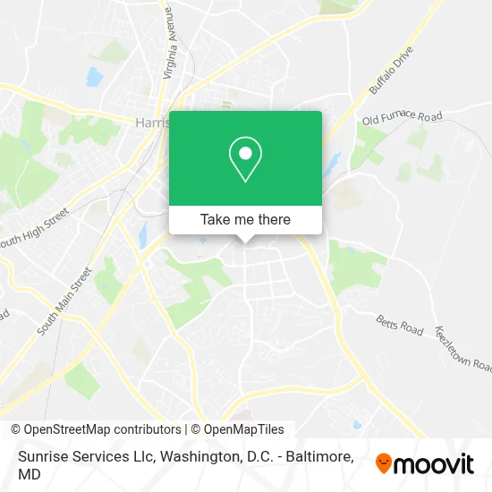 Sunrise Services Llc map