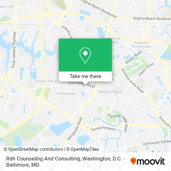 Rdh Counseling And Consulting map