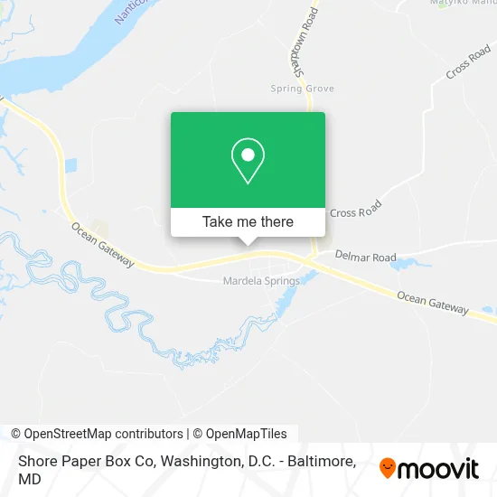 Shore Paper Box Co map