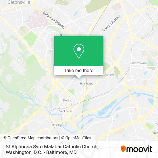 St Alphonsa Syro Malabar Catholic Church map