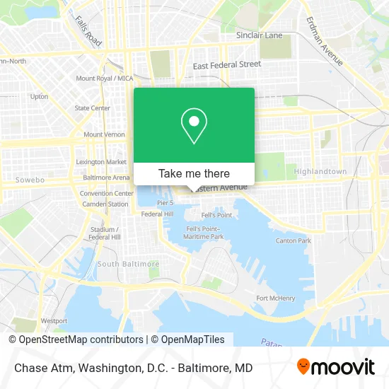 Chase Atm map
