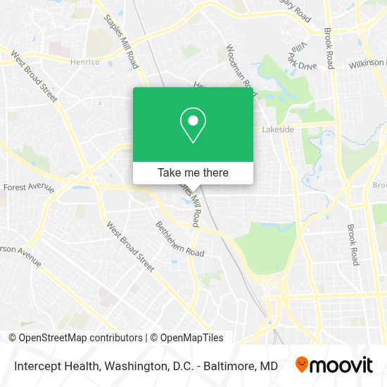 Intercept Health map