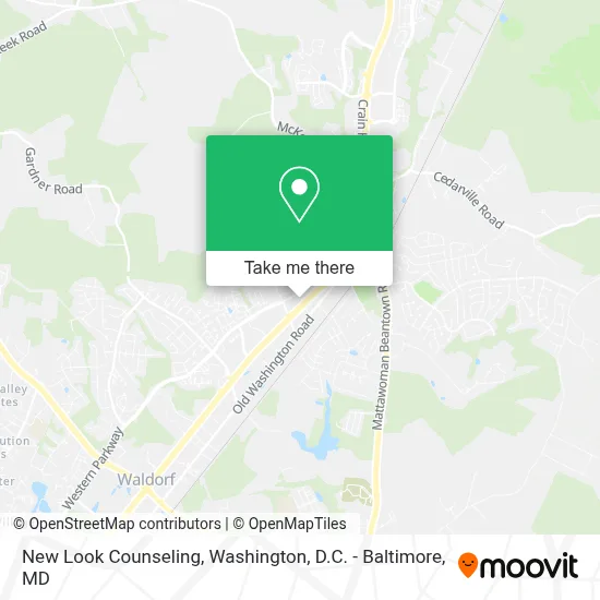 New Look Counseling map