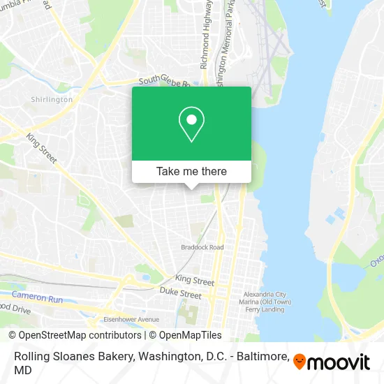Rolling Sloanes Bakery map