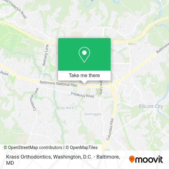 Krass Orthodontics map