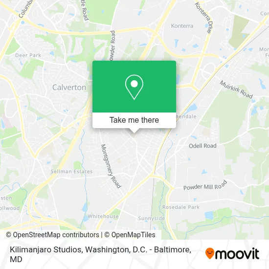 Kilimanjaro Studios map
