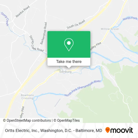 Ortts Electric, Inc. map