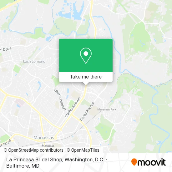 La Princesa Bridal Shop map