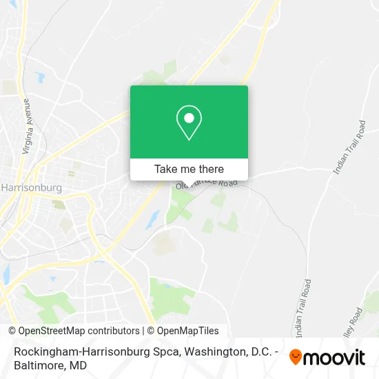 Rockingham-Harrisonburg Spca map