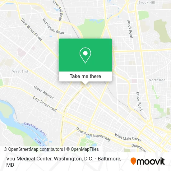 Vcu Medical Center map