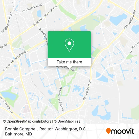 Bonnie Campbell, Realtor map