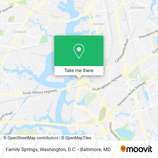 Family Springs map