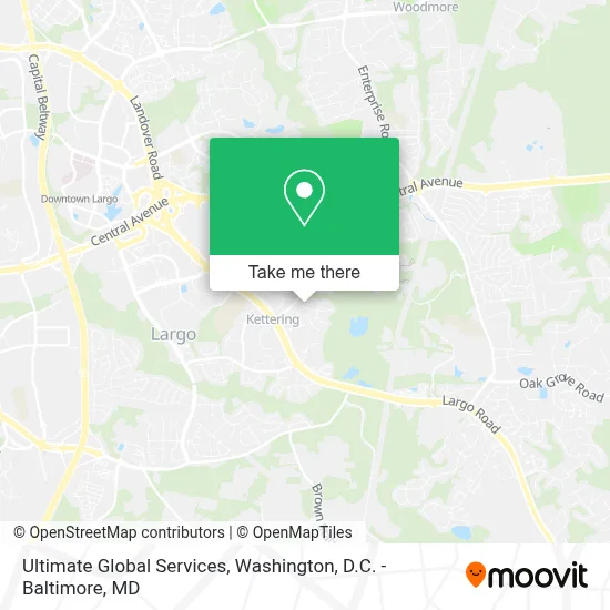 Ultimate Global Services map
