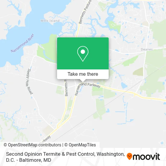 Second Opinion Termite & Pest Control map