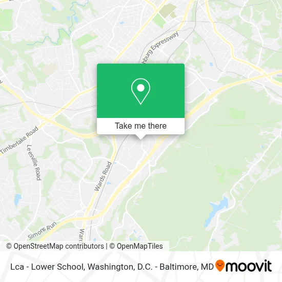 Lca - Lower School map