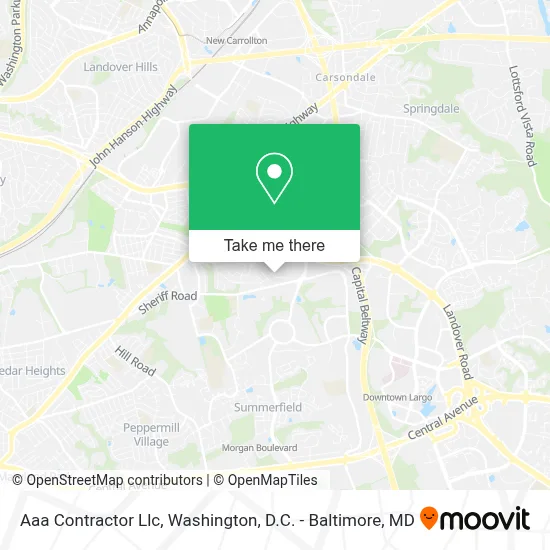 Aaa Contractor Llc map