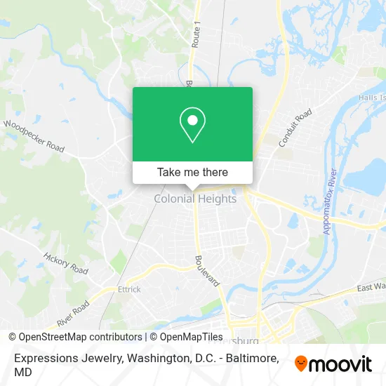 Expressions Jewelry map