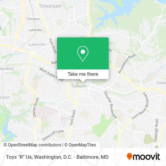 Toys "R" Us map