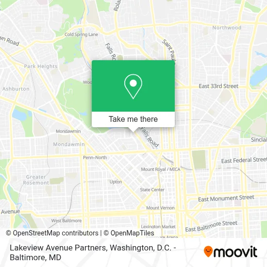 Lakeview Avenue Partners map