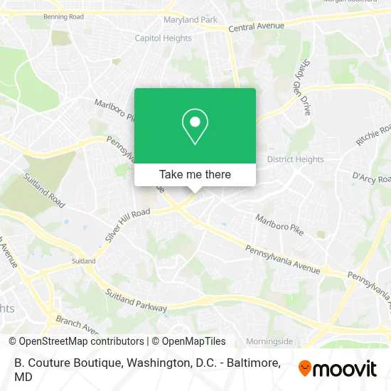 B. Couture Boutique map