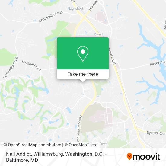 Nail Addict, Williamsburg map