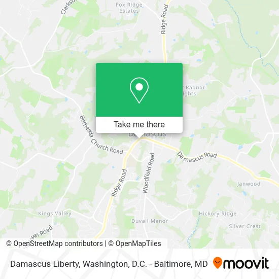Damascus Liberty map