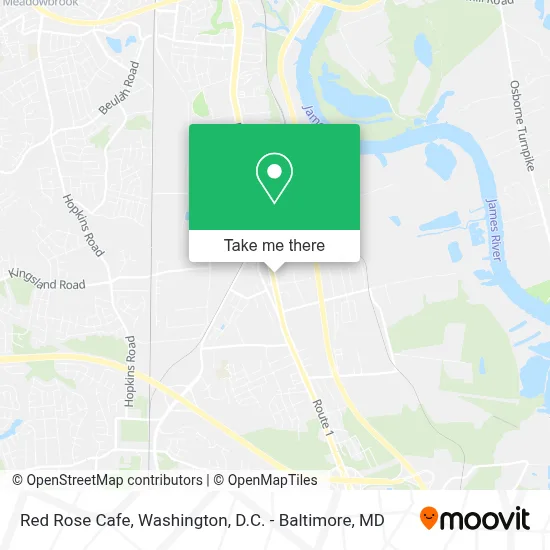 Red Rose Cafe map