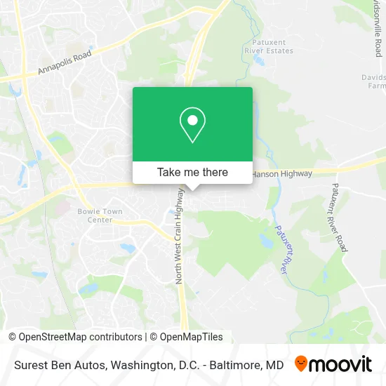 Surest Ben Autos map