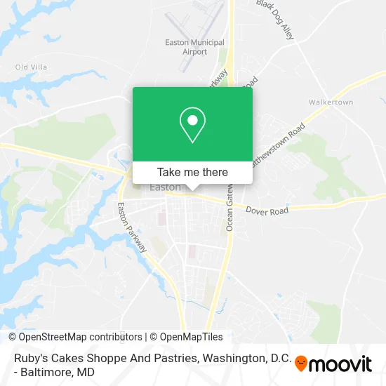Ruby's Cakes Shoppe And Pastries map