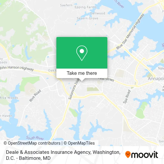 Deale & Associates Insurance Agency map