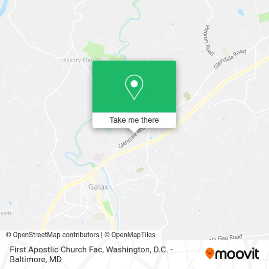 First Apostlic Church Fac map