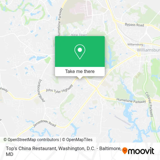 Top's China Restaurant map