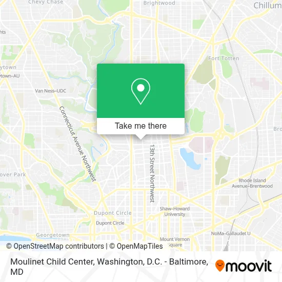 Moulinet Child Center map