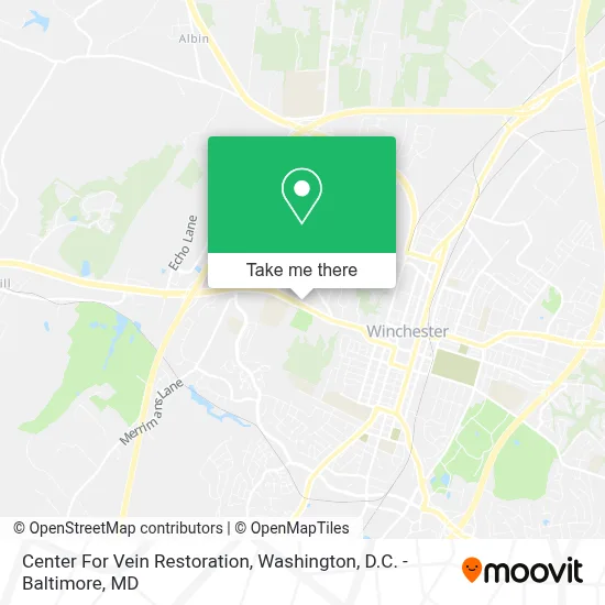 Center For Vein Restoration map