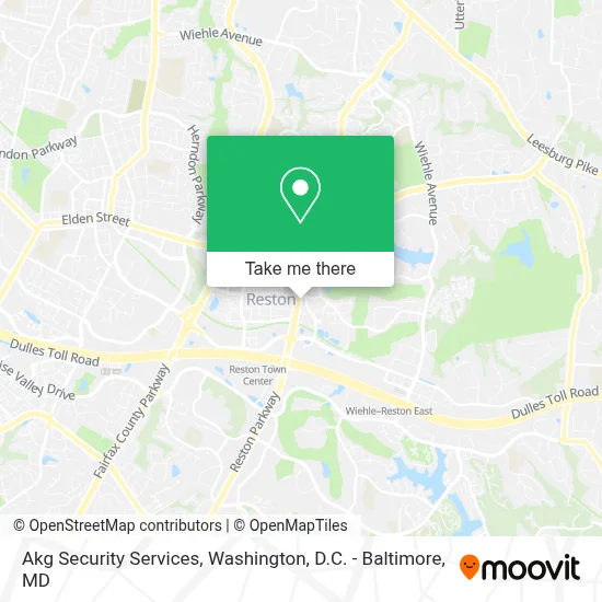 Akg Security Services map