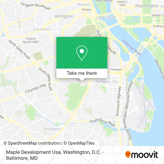 Maple Development Usa map
