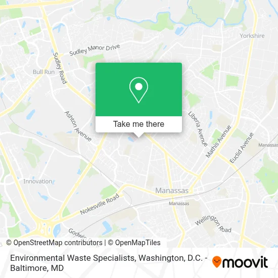 Environmental Waste Specialists map