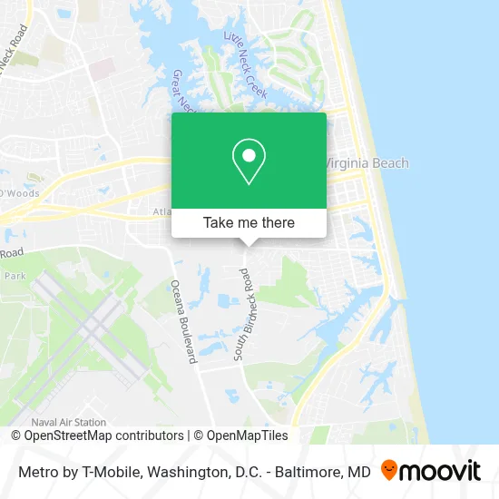 Metro by T-Mobile map