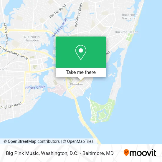 Big Pink Music map