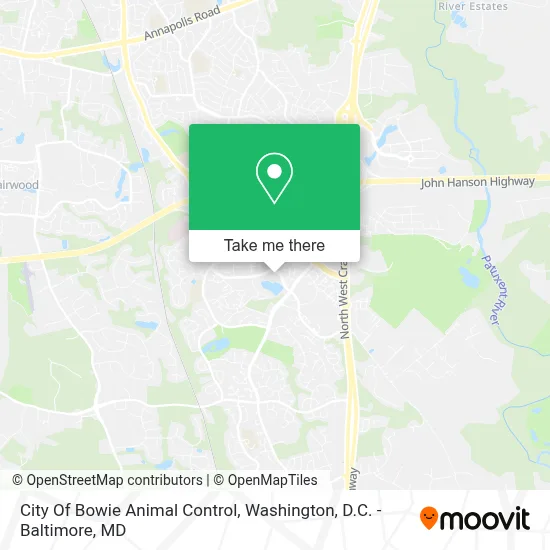 City Of Bowie Animal Control map